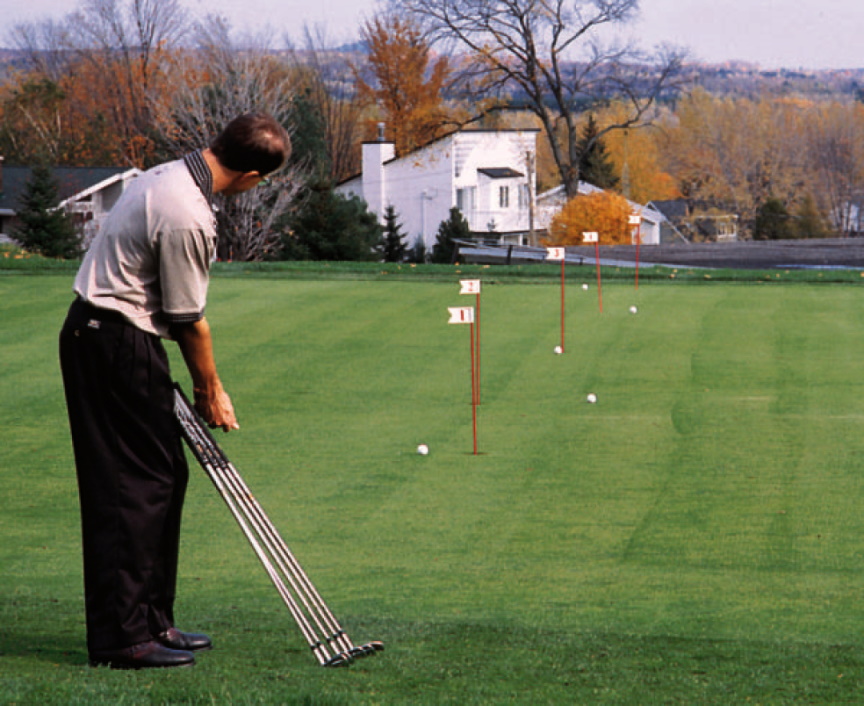 Which club should be used when chipping?