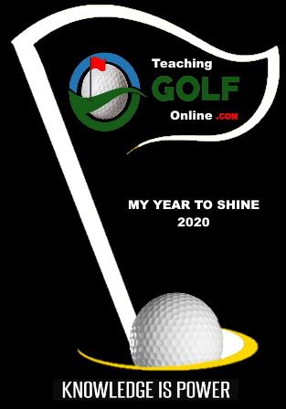 Teaching golf online LOGO my year to shine 2020 and knowledge is power